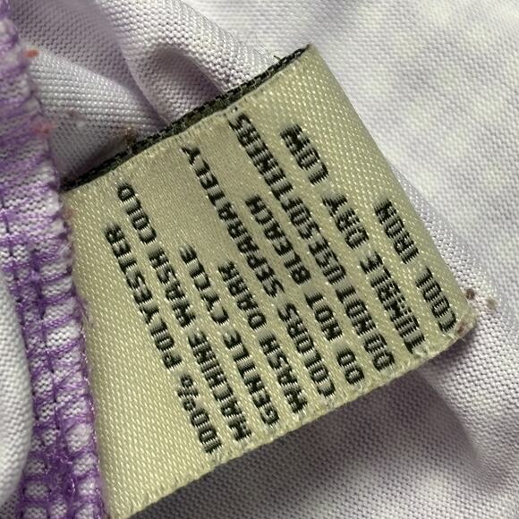 Donald Ross Polo Shirt Size Medium Purple w/Club LOGO Windmill - Picture 7 of 9